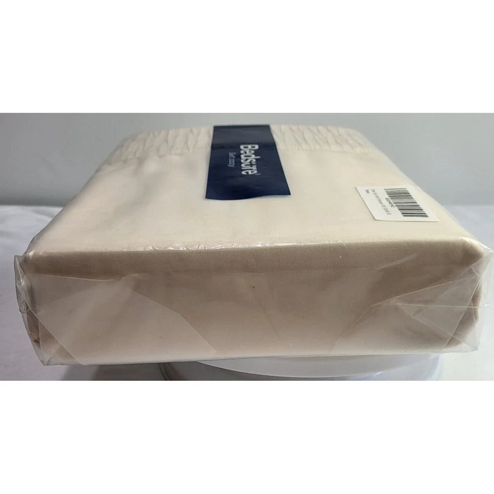 New Sealed Bedsure Get Cozy Bedroom Cream Sheet Set Plain Queen 90 x 102